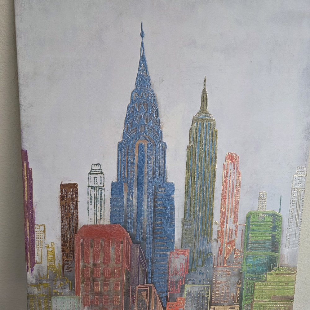 Colorful Cityscape Canvas Art